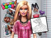 Coloring Book for Barbie image