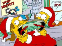 Simpsons Christmas Jigsaw Puzzle image