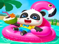 Baby Panda Summer Vacation image