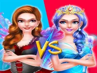 Pro Fairy Princess Dress Up VS Witch Makeup image