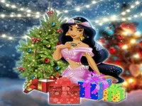 Jasmine | Aladdin Christmas Sweater Design image