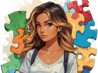 Sliding Anime Puzzle image