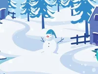 Happy Snowman Hidden image
